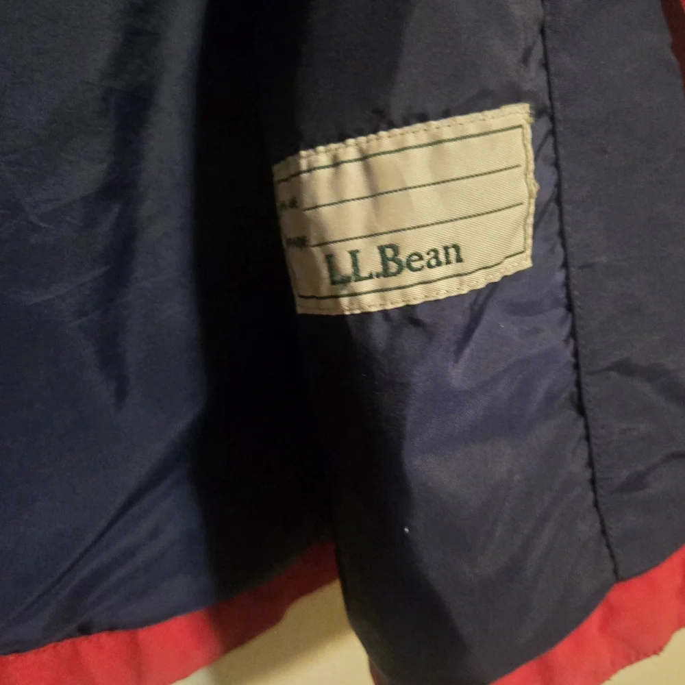 Vintage L.L. Bean Kids Red and Navy